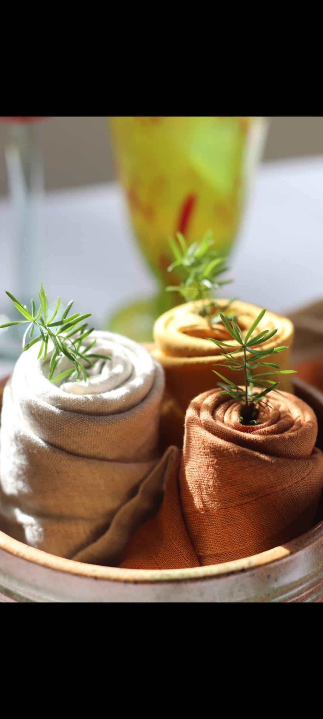 linen napkins